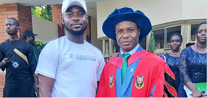 Dr Olawale Emmanuel Olayide at the University of Ibadan faculty lecture